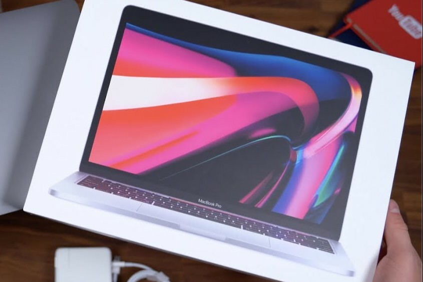 macbook in doos
